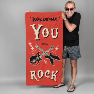 Rcznik z mikrofibry YOU ROCK prezent dla basisty