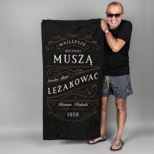 Rcznik z nadrukiem DLA AMATORW WHISKY prezent na urodziny rczniki na prezent urodzinowy