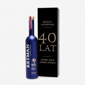 Retman w�dka na 40 urodziny DOBRY WIEK alkohol na 40 urodziny prezent na 40 urodziny