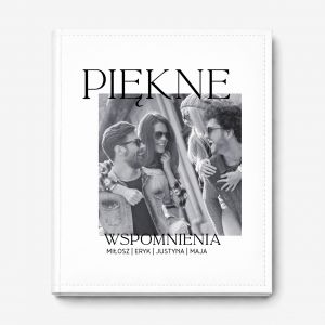 Rodzinny album personalizowany PI�KNE WSPOMNIENIA prezent dla rodziny pami�tka rodzinna album rodzinny