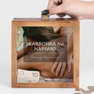 Personalizowana skarbonka NA NAPIWKI