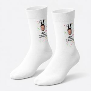 Skarpetki wielkanocne KR�LICZEK ze zdj�ciem 42-45