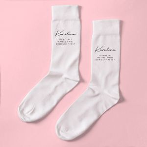 Personalizowane skarpetki Z IMIENIEM 42-45