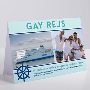 Śmieszna kartka VOUCHER pomysł na prezent dla geja