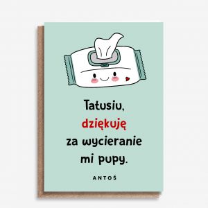 �mieszna kartka dla M�ODEGO TATY
