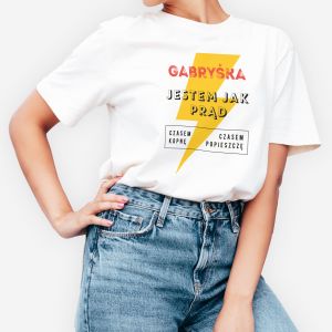 mieszna koszulka damska JESTEM JAK PRD prezent na Dzie Kobiet - XL