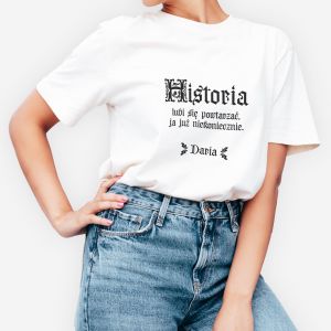 mieszna KOSZULKA DLA NAUCZYCIELKI HISTORII - M