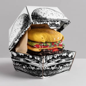 Skarpetki HAMBURGER drobiazg na Dzie Chopaka (2 pary) prezent na Dzie Chopaka prezent dla chopaka