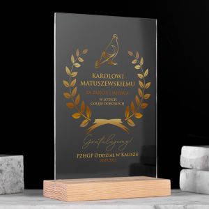 Personalizowana statuetka zwycizcy DLA HODOWCY GOBI