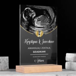 Statuetka DOBRA NOWINA powiadomienie o ciąży