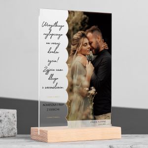 Personalizowana statuetka na lub PAMITKA DLA PARY MODEJ