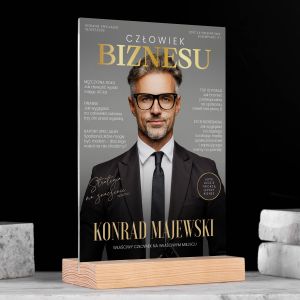 Statuetka ze zdj�ciem PREZENT DLA BIZNESMENA