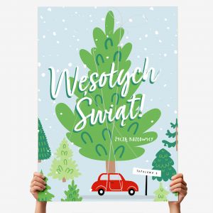 �wi�teczna kartka XXL WESO�YCH �WI�T