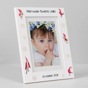witeczna ramka na zdjcie PIERWSZE WITA