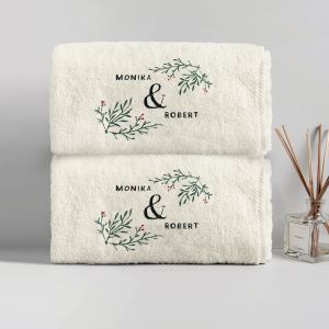 witeczne rczniki z haftem PREZENT DLA PARY NA WITA