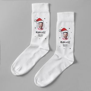 Personalizowane skarpetki witeczne NIE TAKI WITY 42-45