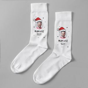 Personalizowane skarpetki witeczne NIE TAKI WITY 36-39