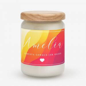 wieca z naturalnego wosku GORCA KOBIETA