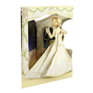 Oryginalna kartka �lubna 3D PIERWSZY TANIEC