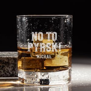 Szklanka do whiskey z grawerem PREZENT NA DZIE GRNIKA prezent dla grnika prezent na barbrk