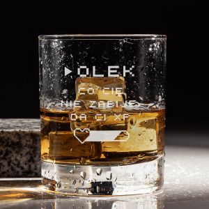 Szklanka do whisky z grawerem PREZENT DLA GAMERA