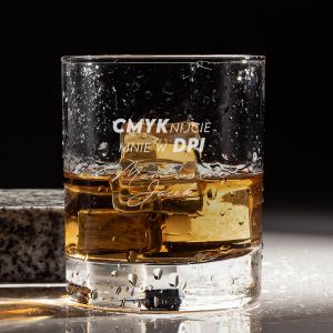 Szklanka z grawerem do whisky PREZENT DLA GRAFIKA KOMPUTEROWEGO