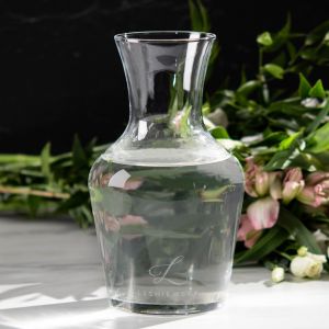 Szklany wazon z grawerem MONOGRAM