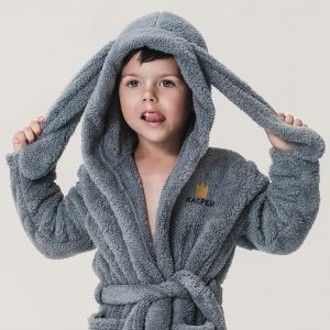 Szlafrok dziecicy z imieniem KORONA - 98cm