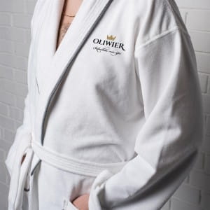 Szlafrok z imieniem mski XXL SZLACHTA NIE PI prezent dla emeryta