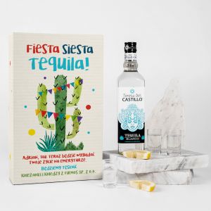 Tequila z kieliszkami PREZENT Z OKAZJI EMERYTURY