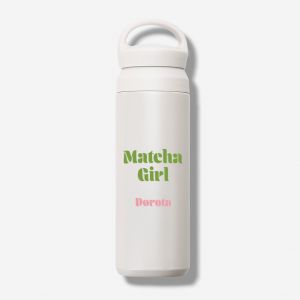 Termos dla dziewczyny MATCHA GIRL prezent dla dziewczyny prezent na dzie kobiet termos z grawerem
