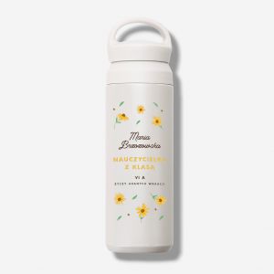 Termos z uchwytem NAUCZYCIELKA Z KLAS� prezent dla wychowawczyni prezent na dzie� nauczyciela dla nauczyciela