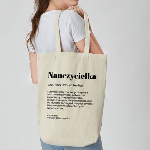 Torba na Dzie Nauczyciela DEFINICJA  torba dla nauczyciela prezent dla nauczyciela