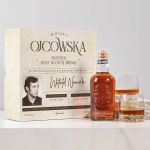 Urodzinowe whisky OJCOWSKA prezent na 50 urodziny dla taty
