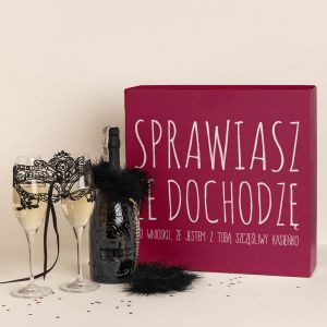 Walentynkowy zestaw prezentowy z Prosecco SPRAWIASZ ZE DOCHODZ