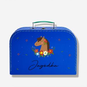 Walizka tekturowa KO� prezent dla ma�ej koniary