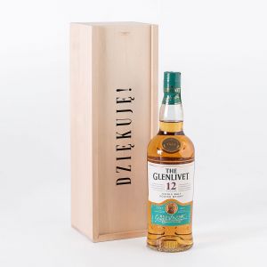 Whisky Glenlivet w skrzynce DZIKUJ