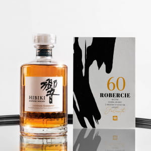 Hibiki i kartka z personalizacj WHISKY NA 60 URODZINY