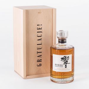 Personalizowane whisky Hibiki w skrzynce - GRATULACJE!