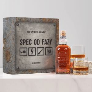 Whisky i szklanki PREZENT NA 40 URODZINY DLA ELEKTRYKA
