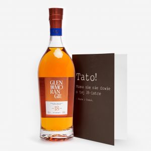 Whisky na prezent Glenmorangie 18 letnia PREZENT NA DZIE OJCA