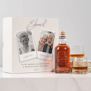 Whisky urodzinowe ZESTAW PREZENTOWY NA 70 URODZINY