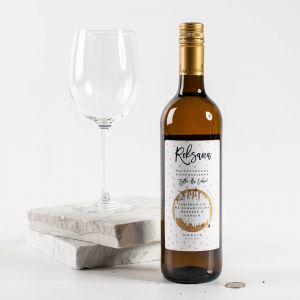 Białe wino ze zdrapką ORYGINALNY PREZENT NA WALENTYNKI DLA NIEJ