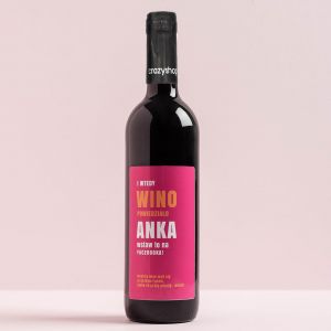 Wino personalizowane PREZENT URODZINOWY DLA DZIEWCZYNY