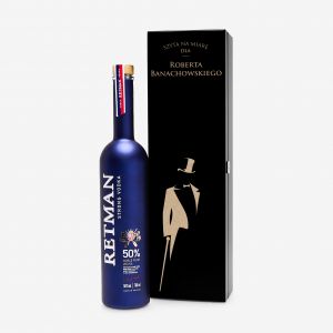 W�dka w grawerowanej skrzynce PREZENT DLA GENTLEMANA
