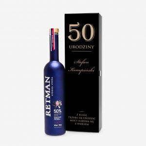 W�dka w personalizowanej skrzynce PREZENT NA PI��DZIESI�TK�