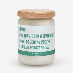 Zapachowa wieca DLA MAMY z personalizacj