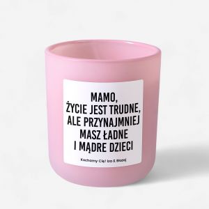 Zapachowa wieca dla mamy prezent dla mamy prezent na dzie matki prezent dla mamy na urodziny