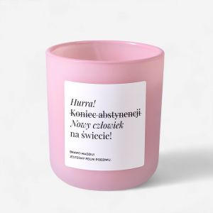 �wieca zapachowa �MIESZNY PREZENT DLA M�ODEJ MAMY