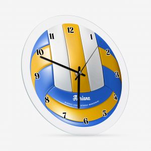Personalizowany zegar PREZENT DLA SIATKARZA zegar cienny prezent dla sportowca prezent dla fana siatkwki